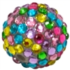 20mm Spring Confetti Rhinestone Beads