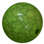 20mm Lime Green Gator Egg Bubblegum Bead