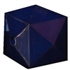 20mm Solid Navy Blue Cube Bubblegum Bead