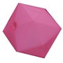 20mm Solid Pink Cube Bubblegum Bead