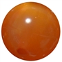 20mm Orange Shiny Shimmer Style Acrylic Gumball Bead