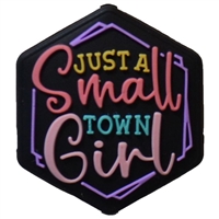 Just a Small Town Girl Silicone Focal Bead