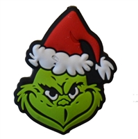 Grumpy Grinch Silicone Focal Bead