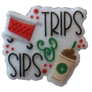 Trips and Sips Silicone Bead