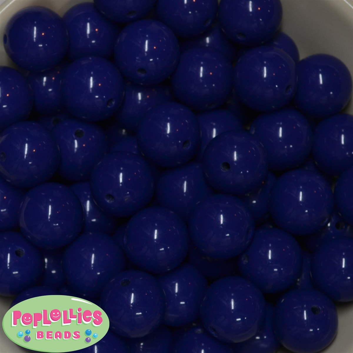 20mm Admiral Blue Beads 20pc