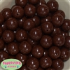 20mm Brown Acrylic Bubblegum Beads Bulk