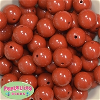 20mm Caramel Acrylic Bubblegum Beads