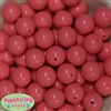 20mm Coral Acrylic Bubblegum Beads