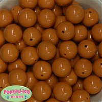 20mm Gold Acrylic Bubblegum Beads Bulk