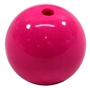 20mm Hot Pink Acrylic Bubblegum Beads