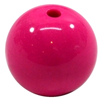 20mm Hot Pink Acrylic Bubblegum Beads