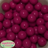 20mm Hot Pink Acrylic Bubblegum Beads