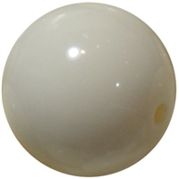 20mm Ivory Acrylic Bubblegum Beads