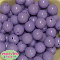 20mm Lavender Acrylic Bubblegum Beads