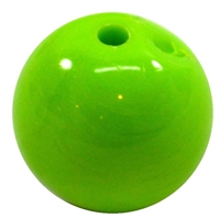 20mm Lime Green Acrylic Bubblegum Beads