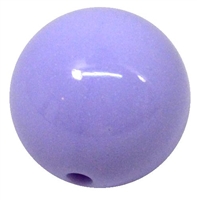 20mm Light Lavender Acrylic Bubblegum Beads