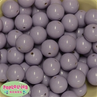 20mm Light Lavender Acrylic Bubblegum Beads