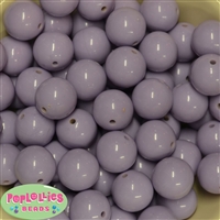 20mm Light Lavender Acrylic Bubblegum Beads Bulk