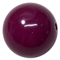 20mm Maroon Acrylic Bubblegum Beads