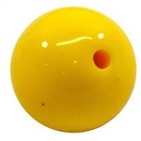 20mm Mickey Yellow Acrylic Bubblegum Beads