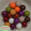 20mm Mix 1 Assorted Acrylic  Bubblegum Beads