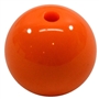 20mm Orange Acrylic Bubblegum Beads