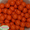 20mm Orange Acrylic Bubblegum Beads Bulk