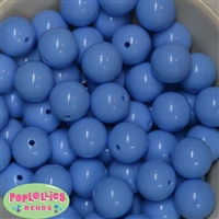 20mm Periwinkle Blue Acrylic Bubblegum Beads