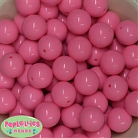 20mm Pink Acrylic Bubblegum Beads