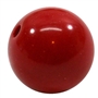 20mm Red Acrylic Bubblegum Beads