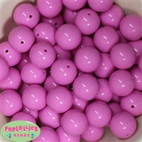 20mm Rose Pink Acrylic Bubblegum Beads