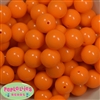 20mm Tangerine Acrylic Bubblegum Beads