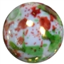 20mm Christmas Splattered Miracle AB Acrylic Bubblegum Beads