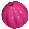 20mm Hot Pink Pumpkin Style Acrylic Bubblegum Bead