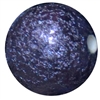 20mm Navy Blue Stardust Bubblegum Beads