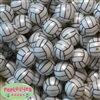 20mm Volleyball Print Beads