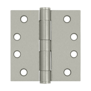 4" x 4" Full Mortise Standard Weight Plain Bearing Butt Hinges