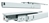 Fulterer 777-22" 450lb Full Extension HD Pantry Slide w/ Top Guide - White