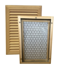 Wall Mount Return Air Grilles - Basswood