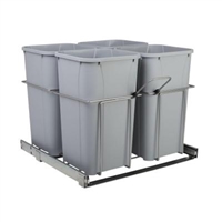 Quad Pull Out Waste Container BB Soft Close