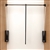 LOGO Side Mount Wardrobe Lift 17-3/4"- 23-5/8" (22lb. Capacity) - Chrome/Black