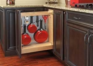 Organizer Soft Close Pull Out with Stainless Panel