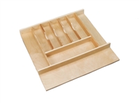 Wood Classics Cutlery Tray Trimmable Insert (20 5/8"W X 22"L x 2 7/8"D) - Birch/ maple