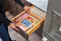 Two Tier K Cup Drawer Organizer with Soft Close