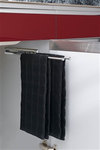 2 Bar Pull-Out Towel Bar (3 7/8"W x 12 7/8"D x 1 1/2"H) - Chrome