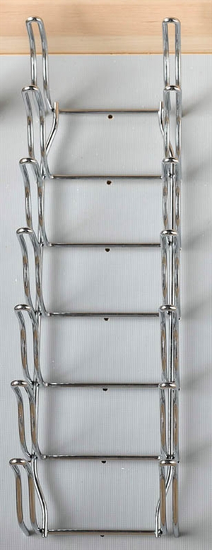 Wire Lid Organizer for Drawer Peg Boards (5 1/4"W x 16 7/8"D x 5 3/8"H) - Chrome