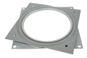 Square Swivel, 6", Steel