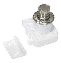 Push Knob Base for TLP - Satin Nickel