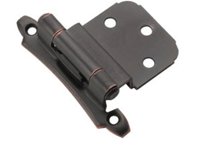 Traditional 3/8" Offset Self-Closing Face Mount Hinge - Oil Rubbed Bronze