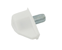 5mm Plastic Support w/ Metal Pin (100 PACK) -  White